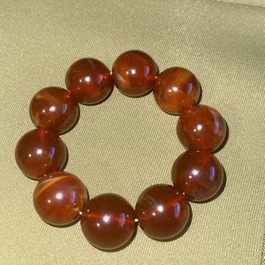 Brown Bubble stretch bracelet